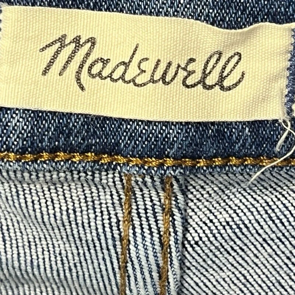 Madewell Jeans Woman 25P Cordova Wash 10" High Rise Skinny Button Fly Blue Denim - Picture 8 of 14